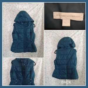 🔥3/$70 NY&Co. Hooded Puffer Vest